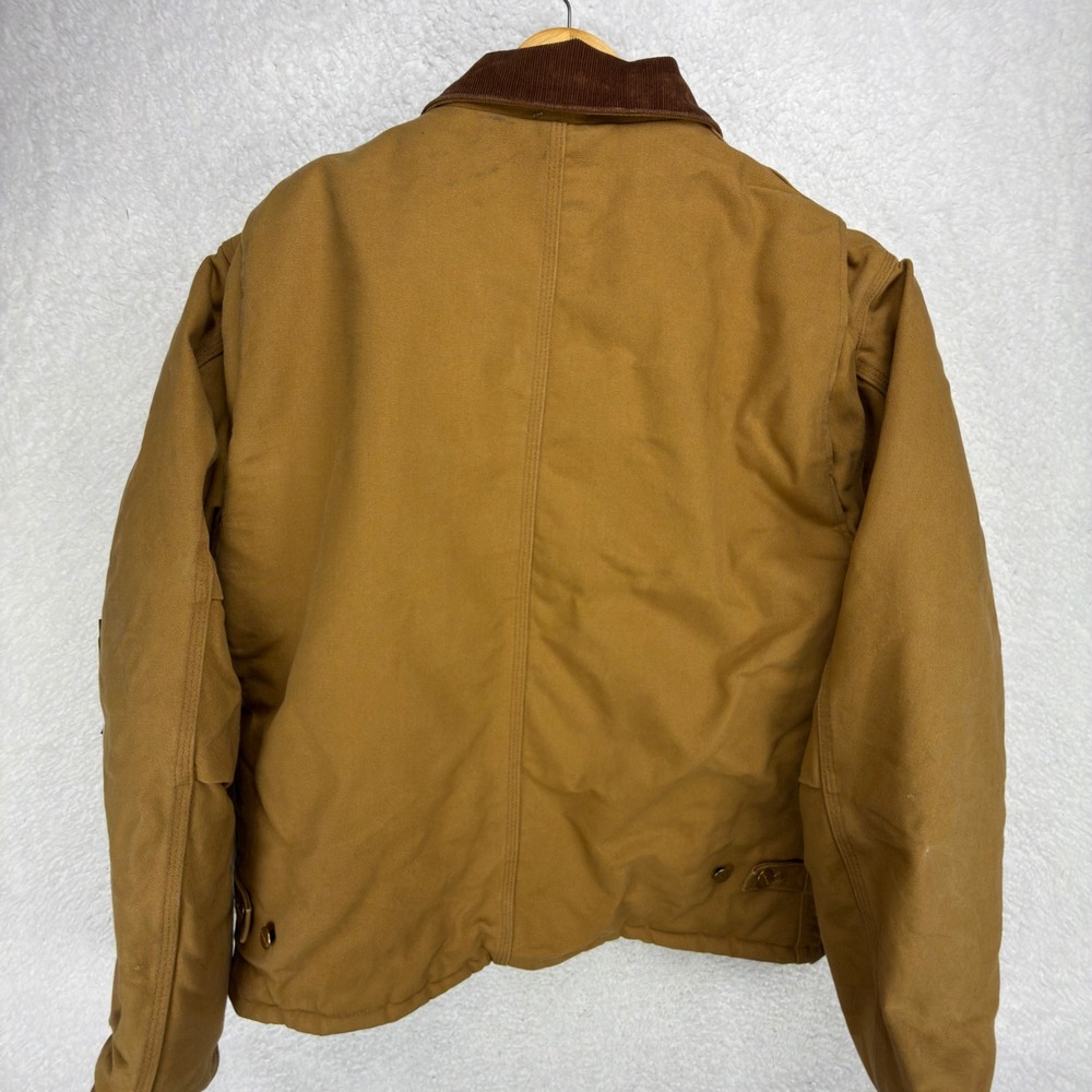 Carhartt Sandstone Jacket Arctic Quilt Lined Mens 44 Tall Large J02 BRN NWT READ - Picture 2 of 16